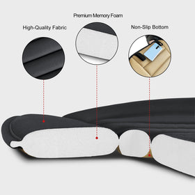 BOPUOVRE installed on a car driver seat providing stable, longer-drive comfort