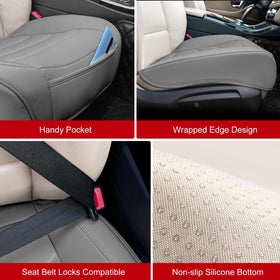 BOPUOVRE water beading on PU leather demonstrating easy cleaning
