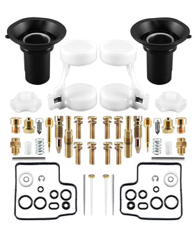 BOQNZN front packaging showing complete two-set carburetor kit and fitment details