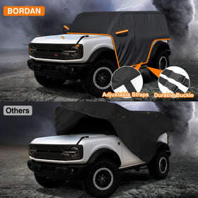 BORDAN reflective strips illuminated at night boosting visibility and safety