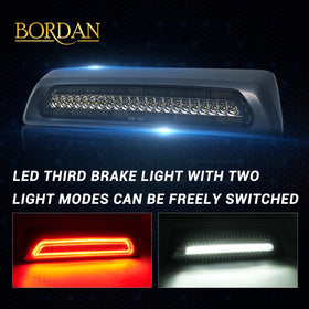 BORDAN closeup LED array detail with durable LEDs for bright stop signaling