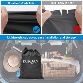 BORDAN folded cover inside storage bag for compact transport