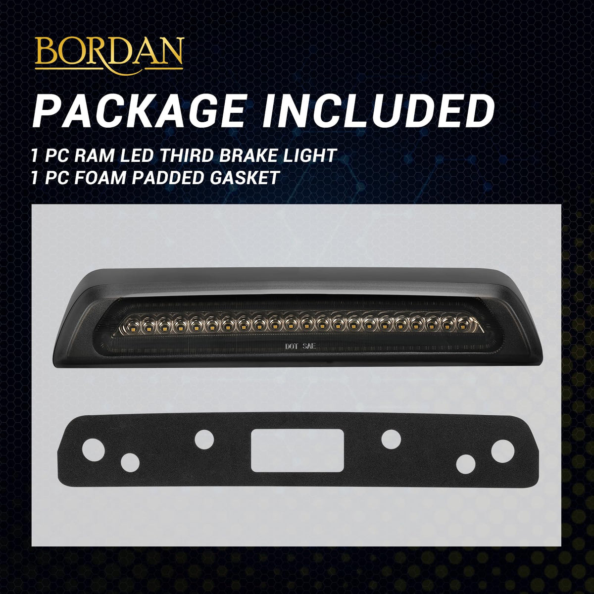 BORDAN size comparison with ruler illustrating correct fit and installation scale