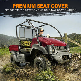 BORDAN mud beading on cover demonstrating waterproof protection benefit