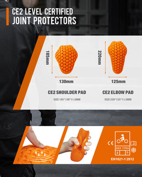 BORLENI elbow pad side profile demonstrating low-profile shape for better fit and unrestricted movement
