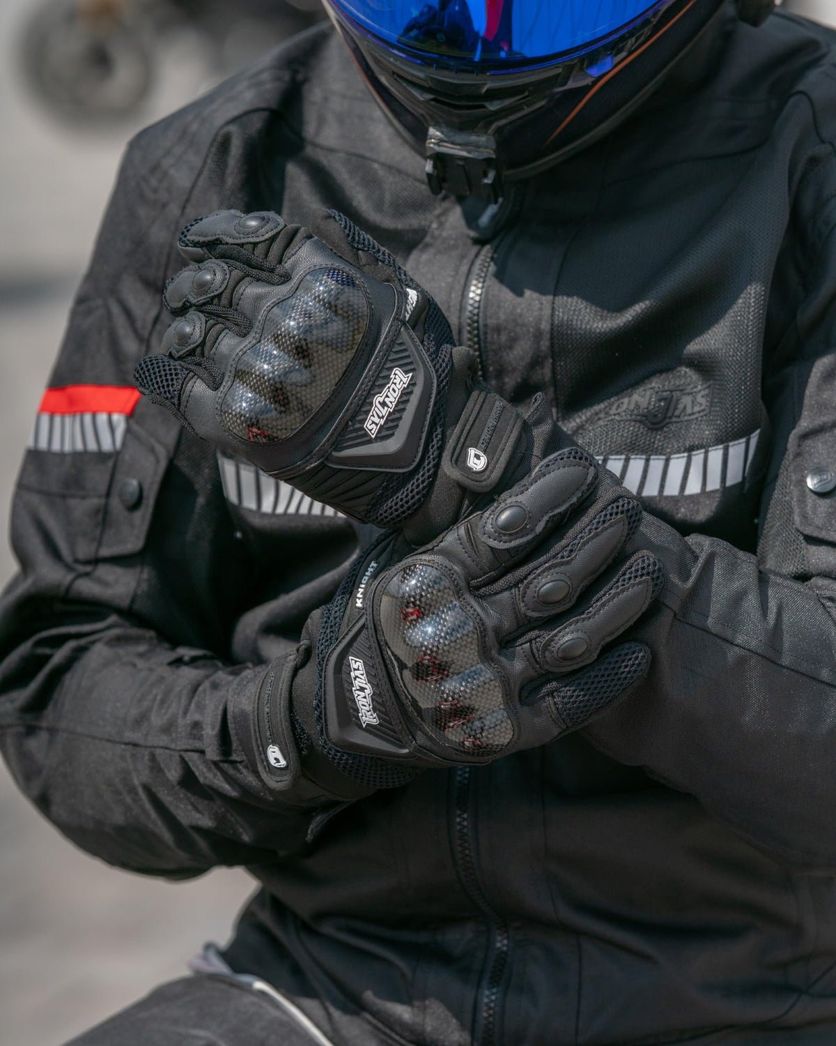 BORLENI hard knuckle close-up showing protective shell for impact safety