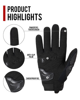 BORLENI touchscreen forefinger enabling device use without removing gloves