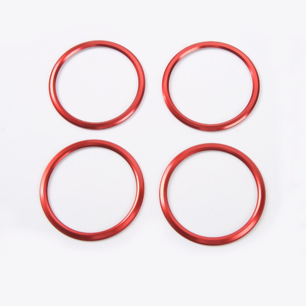 BORUIEN close-up of metal texture and electroplated red coating durability