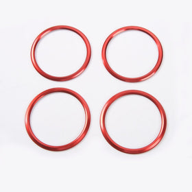 BORUIEN close-up of metal texture and electroplated red coating durability