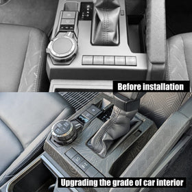 BORUIEN lifestyle shot inside truck showcasing upgraded center console appeal