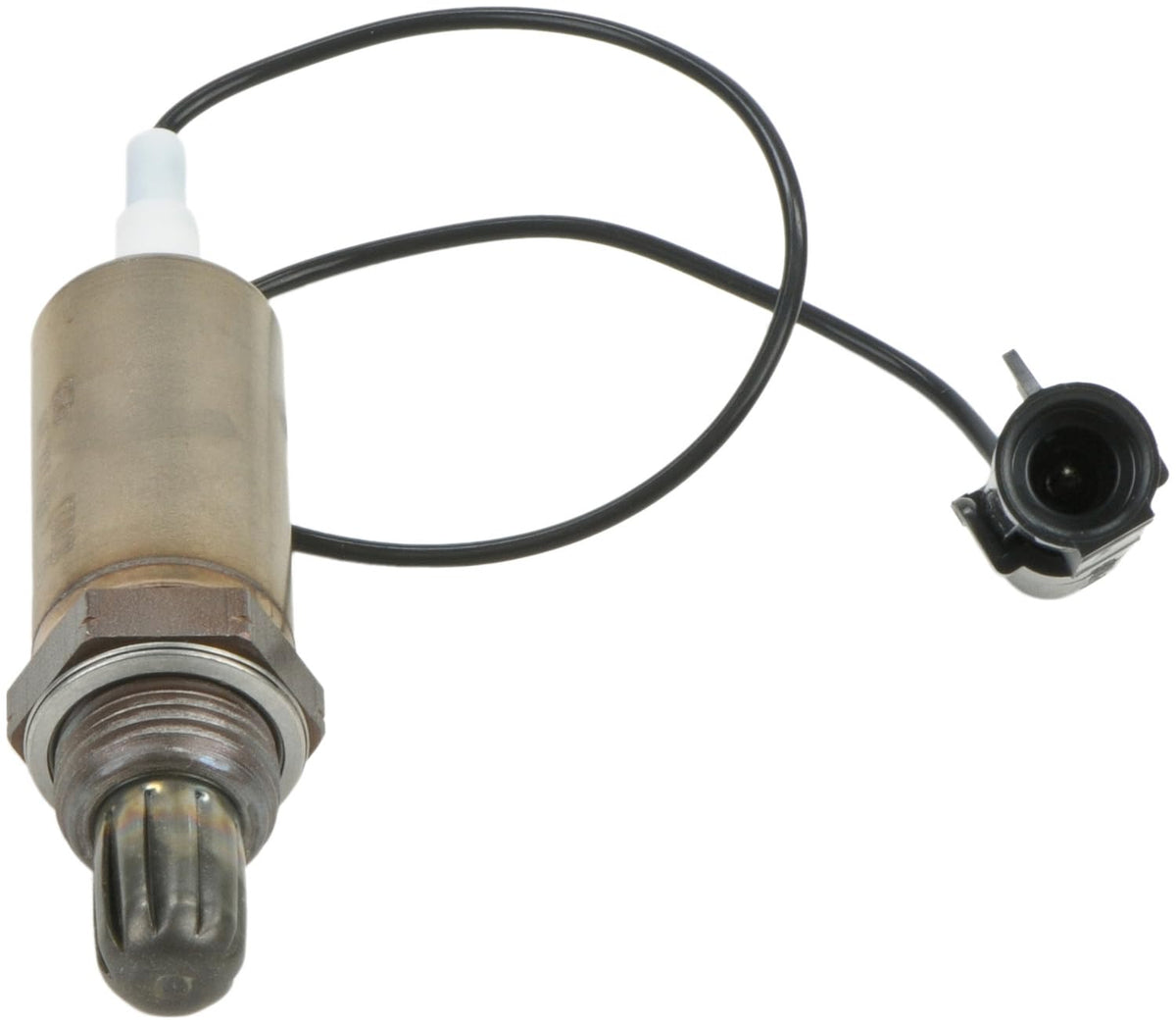 Bosch 12014 front view showing connector and threaded body, durable OE-fit benefit