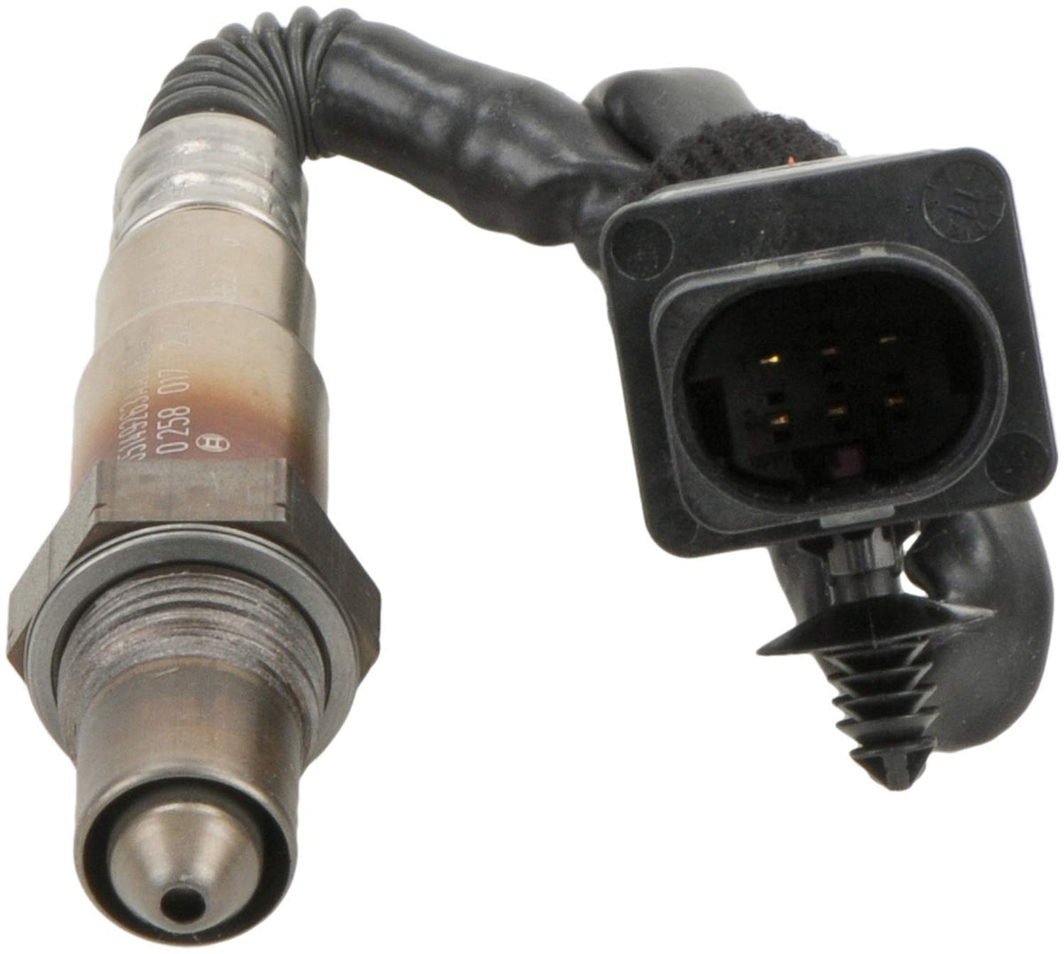 Bosch 17212 front view showing connector and thread, Bosch direct-fit ease