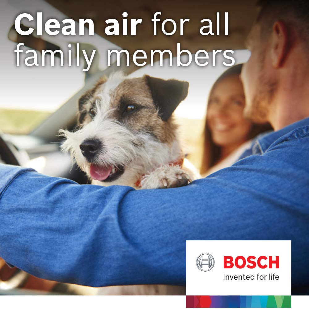 Bosch 6009C close-up of filter media layers highlighting HEPA-grade particle capture