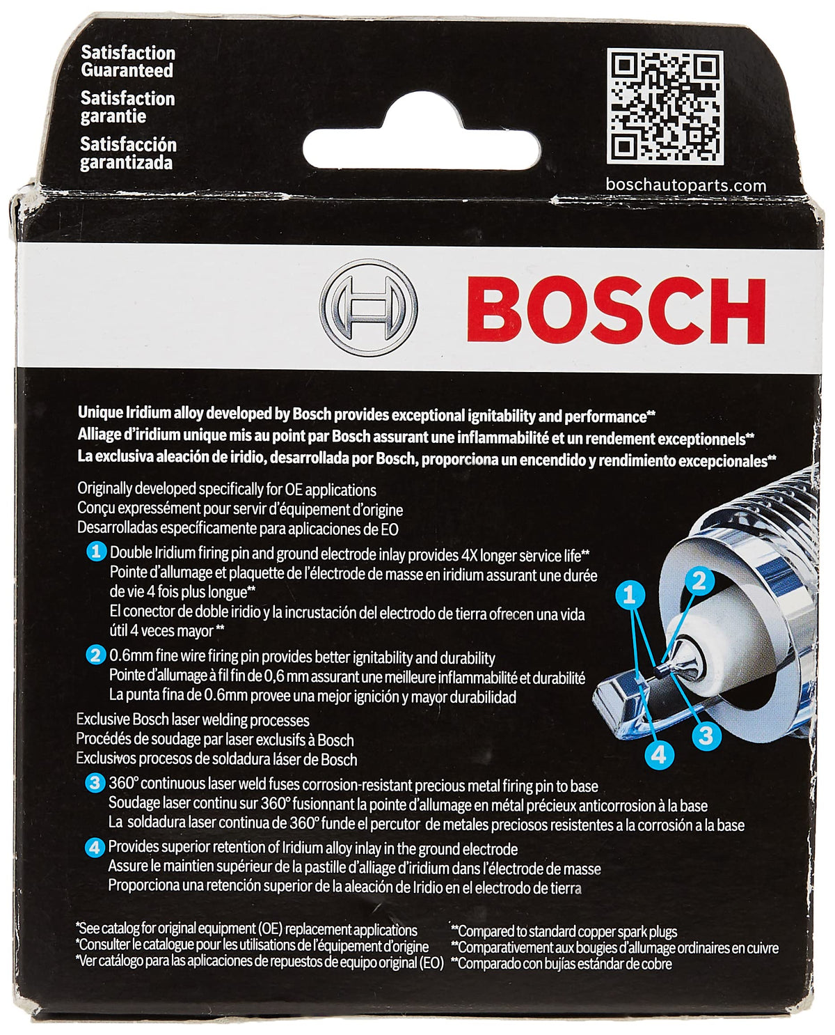 Bosch 9619 installed in engine bay demonstrating fitment and improved ignition