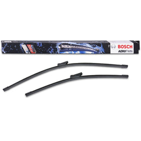 Bosch Aerotwin A102S front pair packaging showing included driver and passenger blades for quick identification and easy purchase