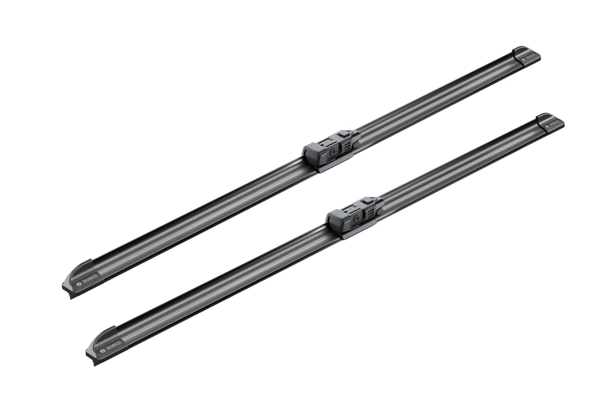 Bosch AeroTwin installed on windshield demonstrating smooth contact and clear view