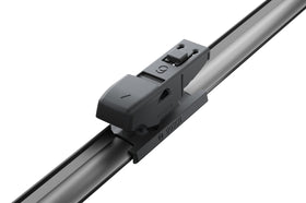 Bosch AeroTwin mounted on windshield showing improved visibility and contact