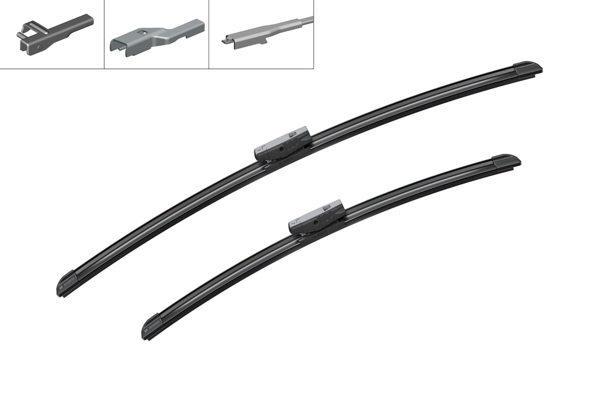 BOSCH AeroTwin packaging and 24" vs 19" size comparison for correct selection