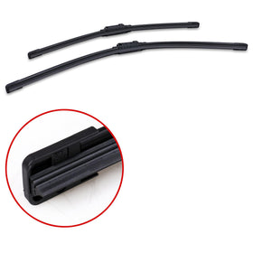 Detail of Bosch AeroTwin aerodynamic spoiler protecting springs and stability