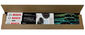 Bosch B36017 close-up of HydroDefense rubber edge for smoother wiping