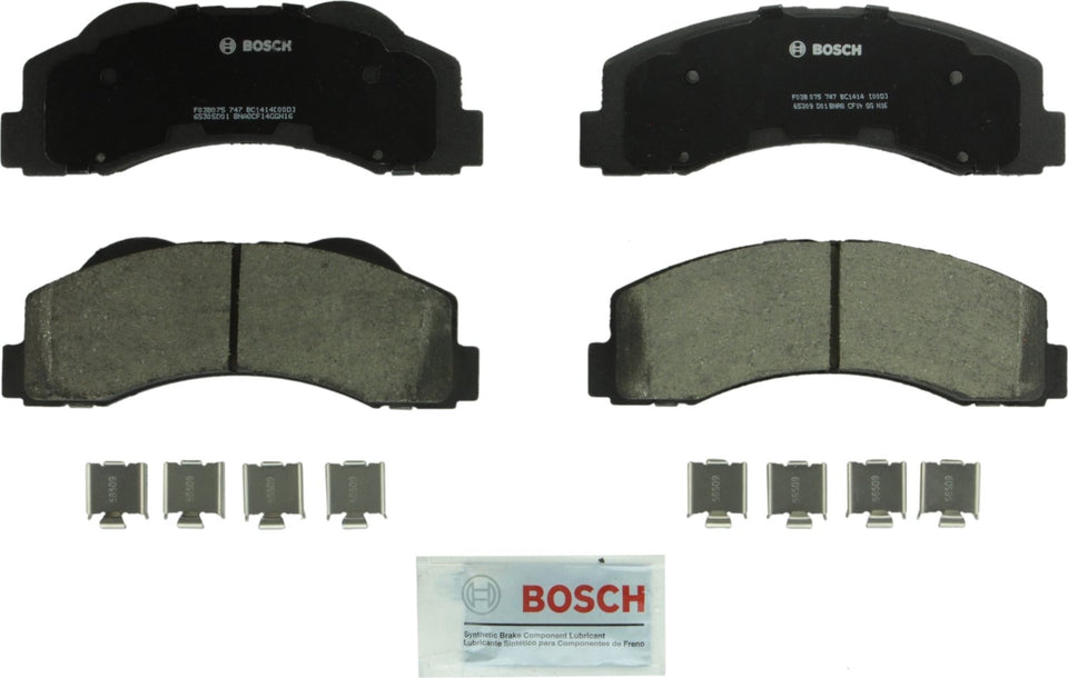 Bosch BC1414 front packaging showing product and benefits