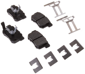 Bosch BE1086H front view showing rear pad set and included hardware for easy install