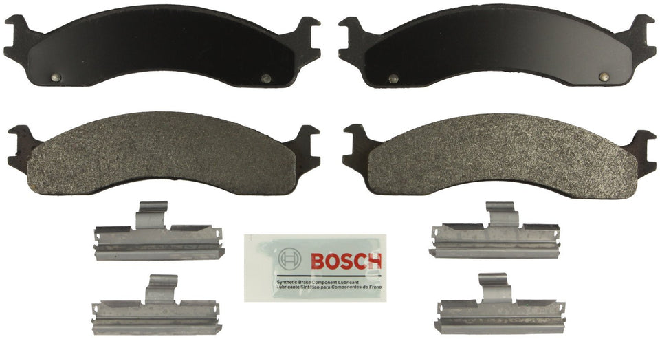 Bosch BE655H front packaging showing pads and ready-to-install kit for quiet stopping