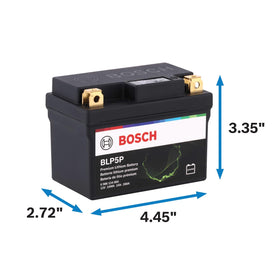Bosch BLP5P top push-button status indicator for quick charge checks benefit