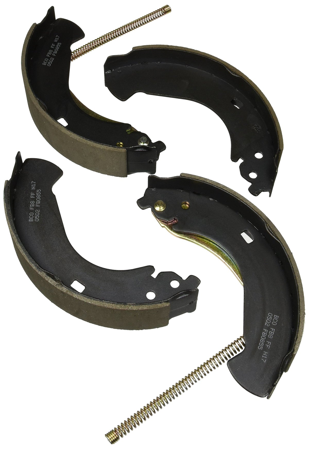 Bosch BS855 front view showing shoes and clean finish for reliable braking