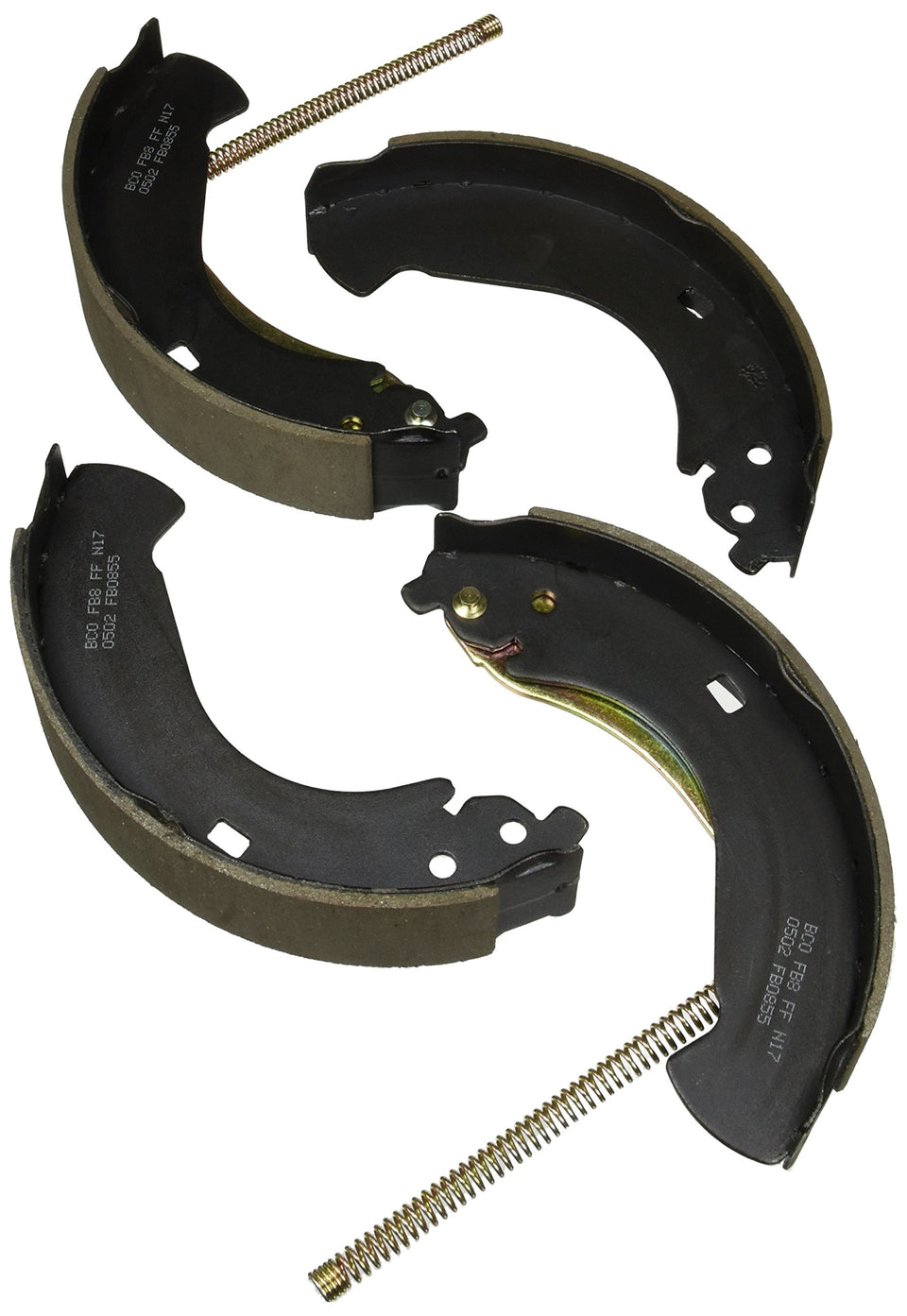 Bosch BS855 front view showing shoes and clean finish for reliable braking