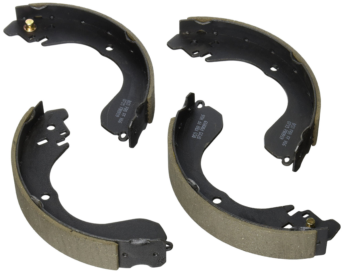 Bosch BS919 front view showing brake shoes and fitment for reliable replacement