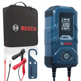 Bosch C80-Li front panel showing display and controls for fast reliable charging