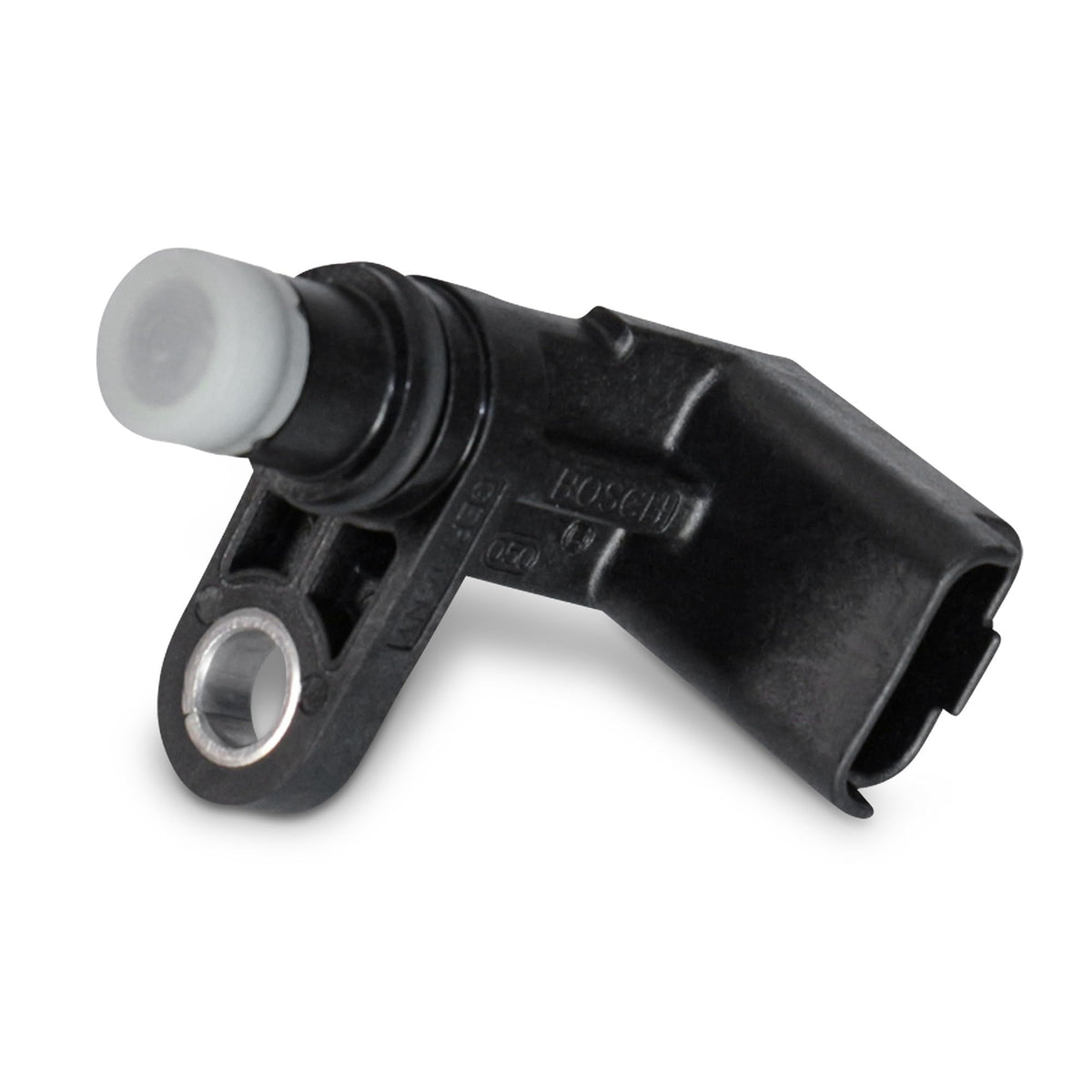 Bosch camshaft sensor installed in a Mini engine showing restored timing benefit