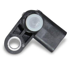 Bosch camshaft sensor mounting flange detail highlighting twist-insensitive mounting benefit