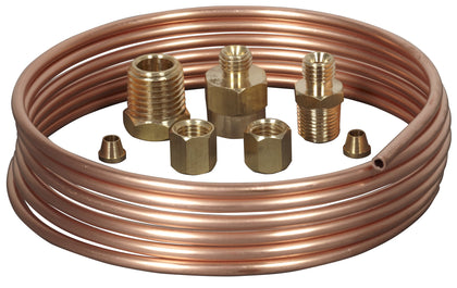 Bosch kit packaging showing copper tubing and fittings for reliable installs