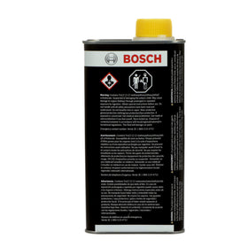 Bosch ESI6 being poured into brake reservoir showing correct in-vehicle use