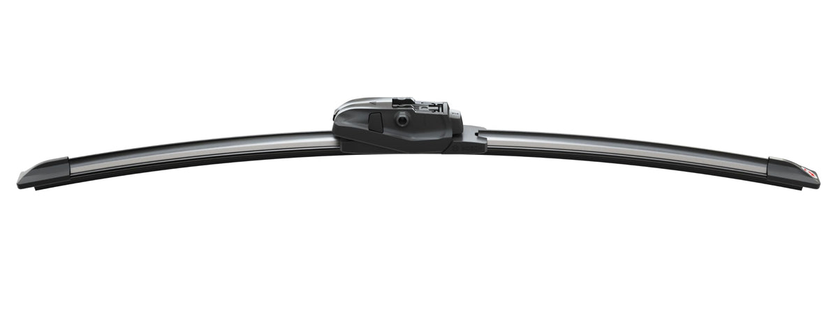 Bosch EVO16 precision-cut rubber edge close-up, cleaner wiping benefit