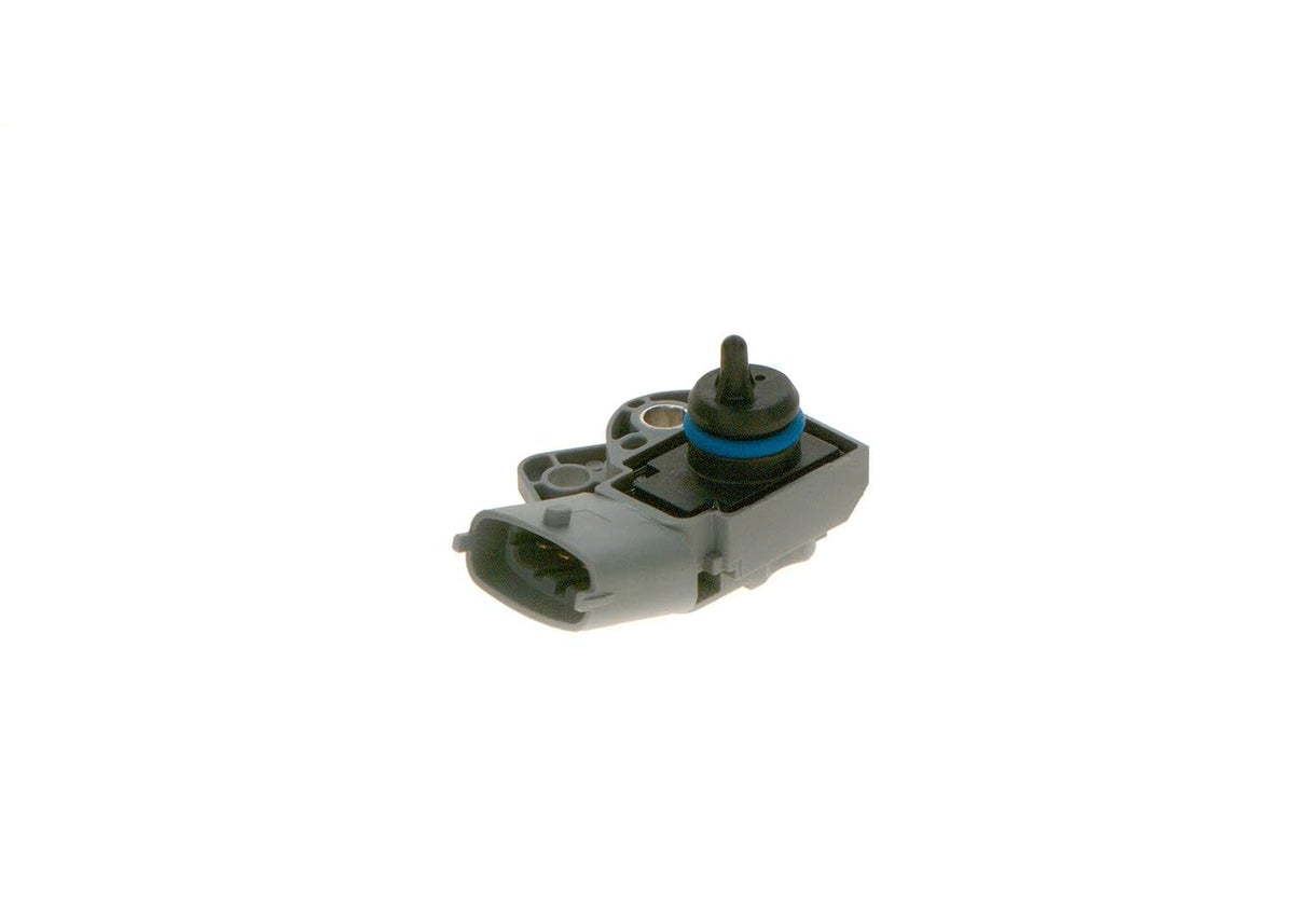 Bosch fuel pressure sensor front view showing fitment and reliability