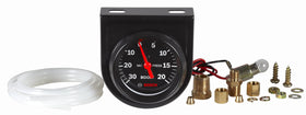 Bosch close-up of dial and pointer highlighting precise markings and illuminated visibility