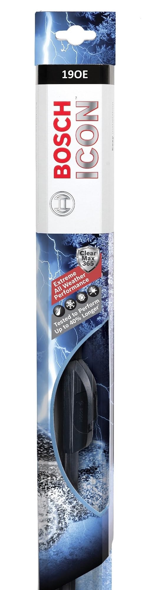 Bosch ICON front packaging showing product and benefits