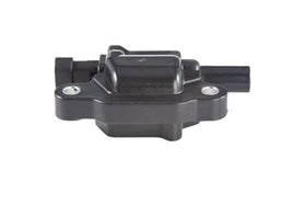 Bosch ignition coil side profile and label showing OE replacement number