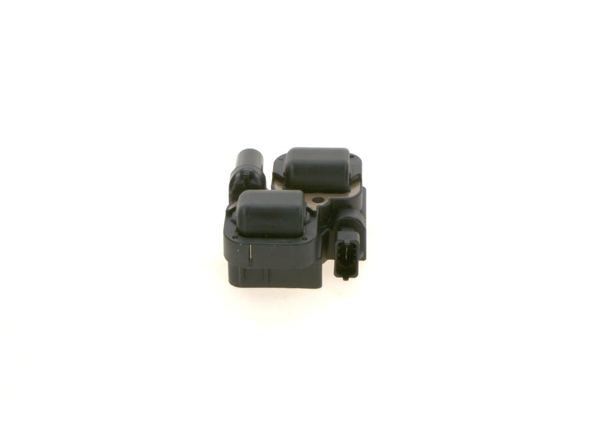 Bosch ignition coil connector close-up highlighting corrosion-resistant contacts