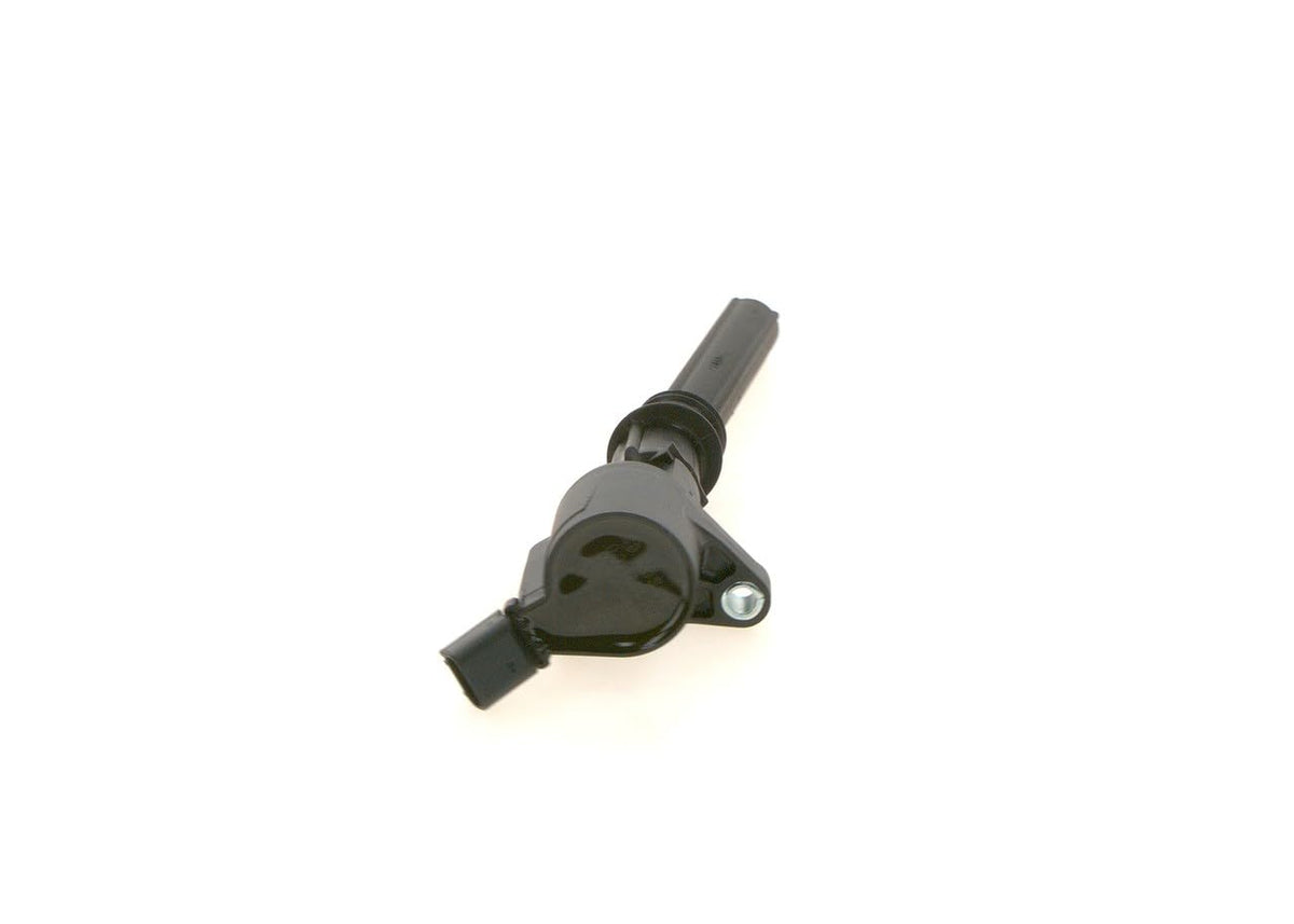 Bosch ignition coil installed in V8 engine demonstrating straightforward replacement advantage