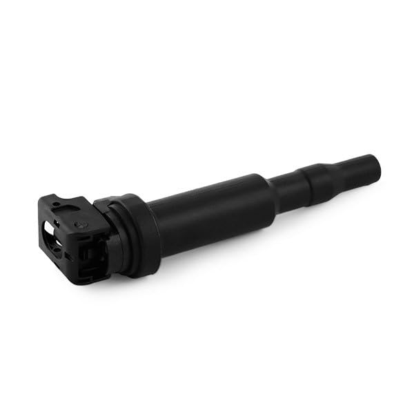Bosch ignition coil in box with part label showing genuine Bosch replacement assurance