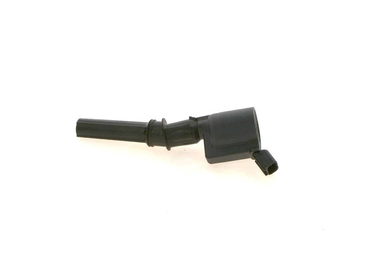 Bosch ignition coil terminal closeup highlighting corrosion-resistant contact benefit