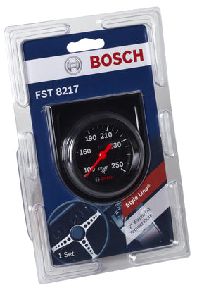 Bosch installed lifestyle dashboard showing gauge fitted and illuminated