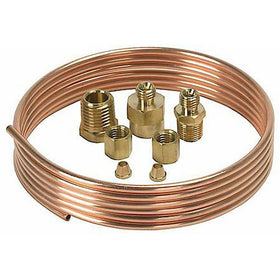 Bosch soft copper tubing installed in engine bay illustrating neat routing
