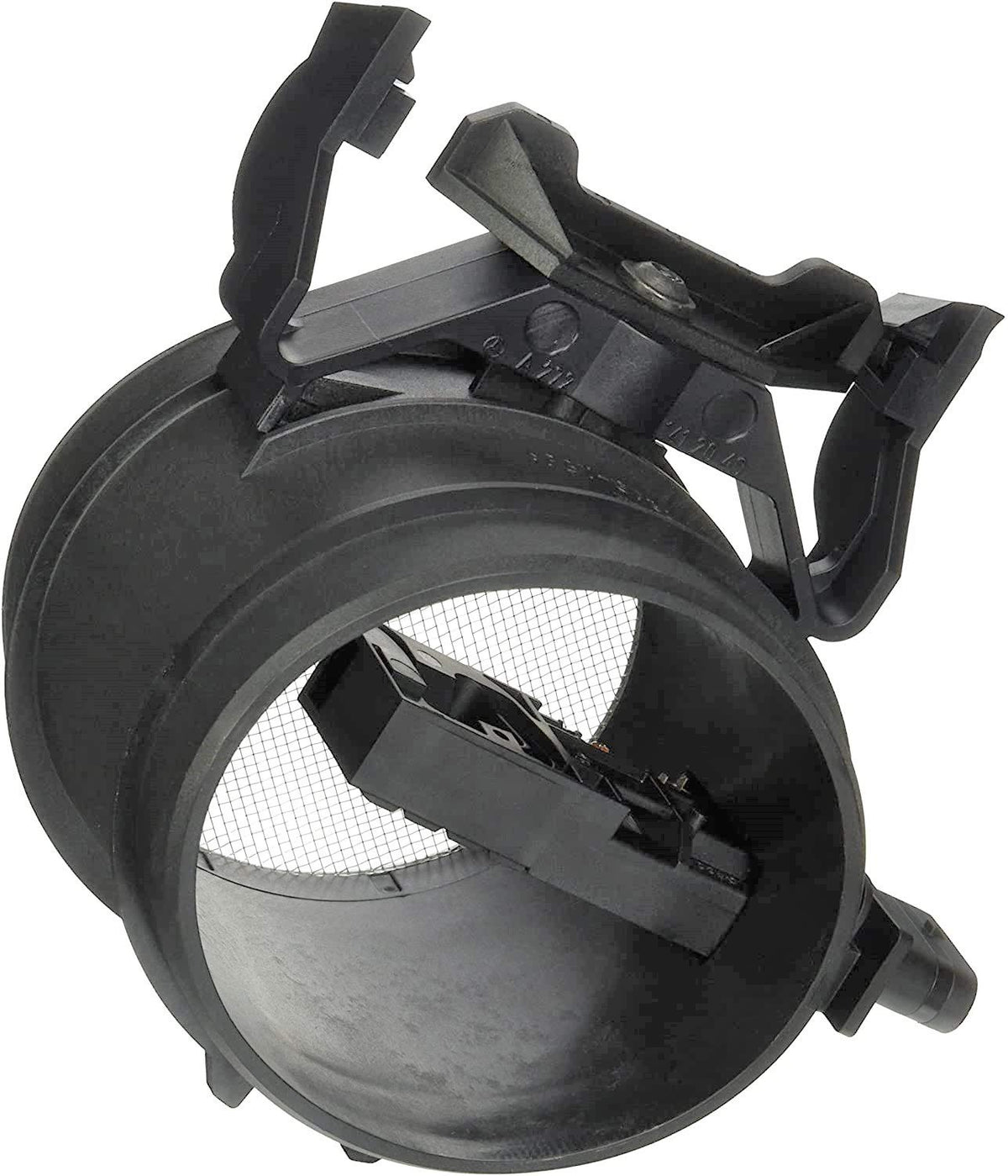 Bosch MAF sensor front view showing branding and exact-fit benefit