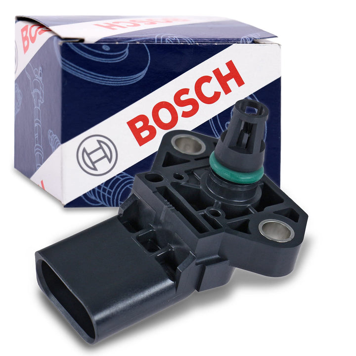 Bosch MAP sensor 0261230266 front view showing housing and mounting for reliable fit