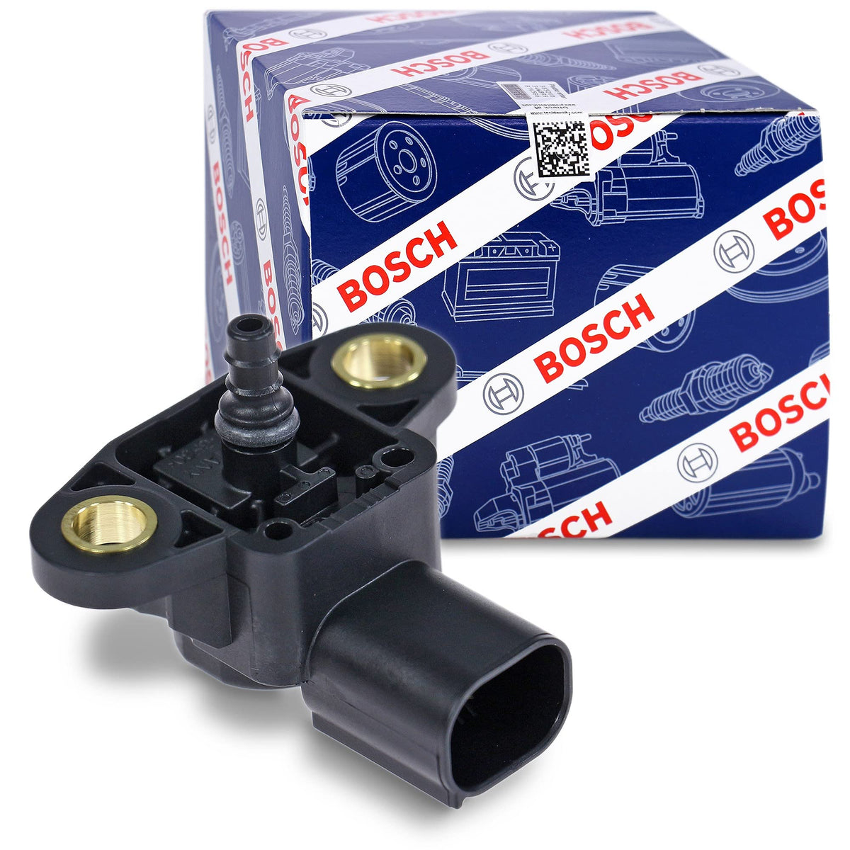 Bosch MAP sensor front view showing robust housing and fitment benefit